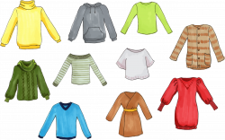 Clipart - Clothing Tops