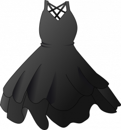 Black Dress Clip Art at Clker.com - vector clip art online, royalty ...