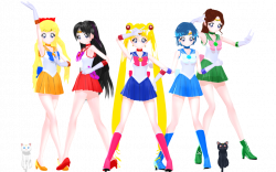 MMD Sailor senhi+DL by frede15 on DeviantArt