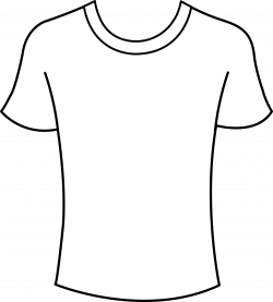 Mens T Shirt Template - Free Clip Art