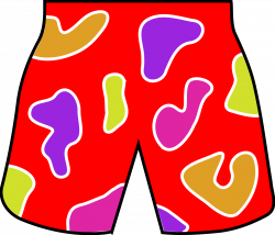 Clipart - Colorful beach shorts