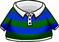 Green Striped Rugby Shirt | Club Penguin Wiki | FANDOM powered by Wikia