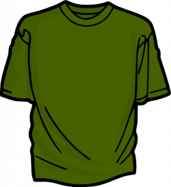 Green 2 T-shirt Clip Art at Clker.com - vector clip art online ...