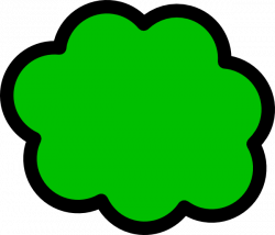 Green Cloud Clip Art at Clker.com - vector clip art online, royalty ...