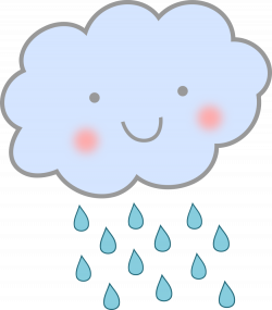OnlineLabels Clip Art - Cute Rain Cloud