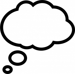 Thin Bubble Cloud Chat Message Svg Png Icon Free Download (#77541 ...
