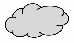 Clip Art Clouds Clipart - Clip Art Grey Cloud - cloud ...