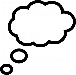 Dreaming Cloud Outline Shape Svg Png Icon Free Download (#35728 ...