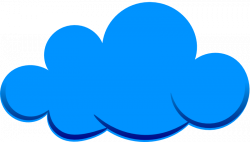 28+ Collection of Blue Cloud Clipart | High quality, free cliparts ...
