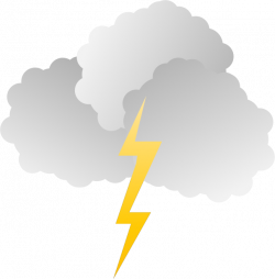 28+ Collection of Storm Cloud With Lightning Clipart | High quality ...