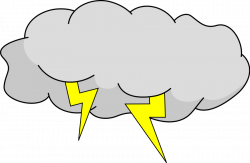 Thunderstorm Lightning Cloud Clip art - Cloud Blowing Wind Cartoon ...