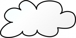 Cloud Outline clip art Free vector in Open office drawing ...