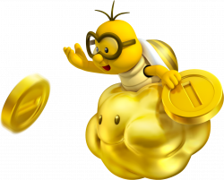 Image - Golden Lakitu Artwork - New Super Mario Bros. 2.png ...