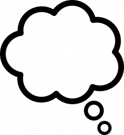 Clipart - thought cloud