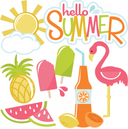 Hello Summer SVG files for cutting machines sun svg file cloud svg ...