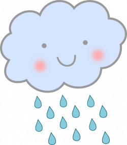 Cute Rain Cloud Clip Art at Clker.com - vector clip art online ...