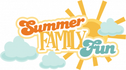 Summer Family Fun SVG scrapbook title summer svg files cloud svg ...