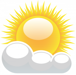 Partly Cloudy With Sunshine Clip Art at Clker.com - vector clip art ...