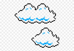 Super Mario Bros Cloud Sprites Clipart (#3130870) - PinClipart