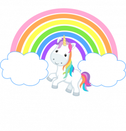 Rainbow With Clouds Clip Art at Clker.com - vector clip art online ...