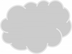 Clipart - Cloud Gray