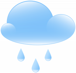 Rainy Cloud Weather Icon PNG Clip Art - Best WEB Clipart
