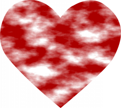 Clipart - Clouds heart
