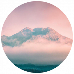 mountain forest pink aesthetic tumblr iphone japan blue...