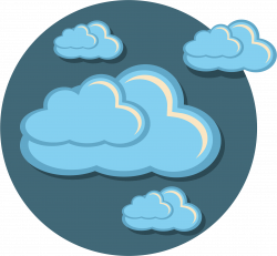 Clipart - Storm Clouds Icon
