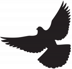 Dove Silhouette PNG Clip Art | Gallery Yopriceville - High-Quality ...