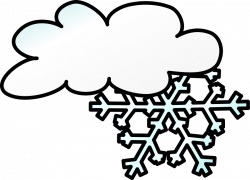Clipart - Weather Symbols: Snow Storm