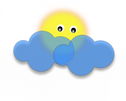 28+ Collection of Sun In Clouds Clipart | High quality, free ...