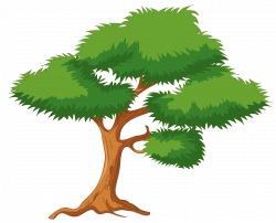 Green Cartoon Tree PNG Clip Art - Best WEB Clipart