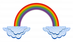 28+ Collection of Free Clipart Rainbow With Clouds | High quality ...