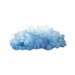 Cloud Watercolor painting Clip art - Hand painted clouds material ...