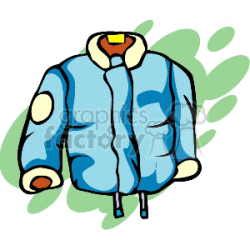 blue coat clipart. Royalty-free clipart # 138439