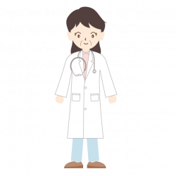 Doctor / female doctor | Occupation clip art | Free material | Download