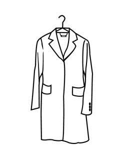 a coat Colouring Pages - Clip Art Library