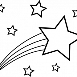 Sketch Clipart Shooting Star#3911002