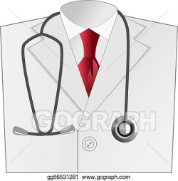 Vector Art - Medical doctor white coat. EPS clipart ...
