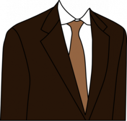 Mens Suit Outline Clip Art Download - Clip Art Library