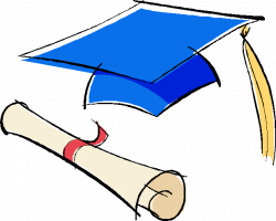 28+ Collection of Graduation Cap Clipart Blue | High quality, free ...
