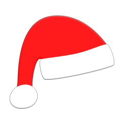 28+ Collection of Santa Hat Clipart Transparent Background | High ...