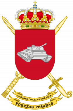 File:Coat of Arms of Spanish Army Heavy Forces.svg - Wikimedia Commons