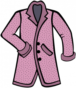 Clipart - Stylish pink coat