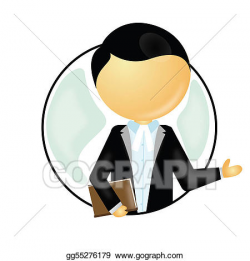 Clipart - Lawyer. Stock Illustration gg55276179 - GoGraph
