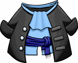 Gray Pirate Coat | Club Penguin Wiki | FANDOM powered by Wikia