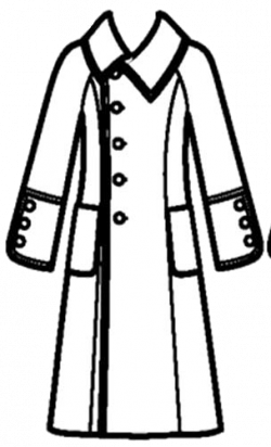 Coat Winter Clothes Clipart Black And White Free Best Png ...
