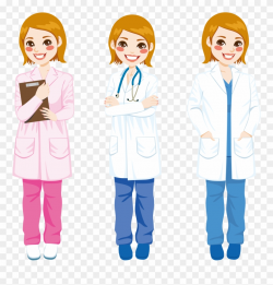 Doctors Clipart White Coat - Doctors Cartoon - Png Download ...