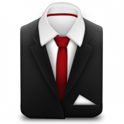 Manager Suit Red Tie Icon | Free Images at Clker.com - vector clip ...